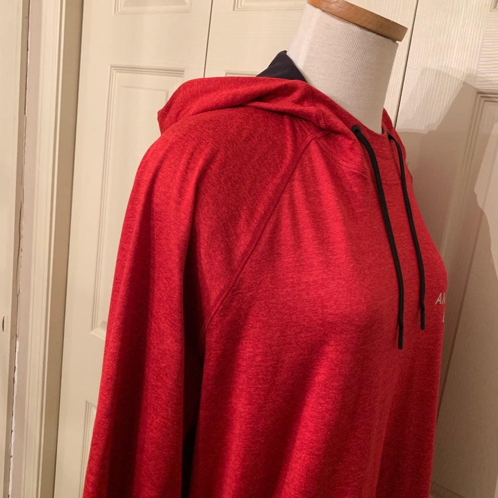American Eagle Active Flex Red Pullover Hoodie Xxl - image 5